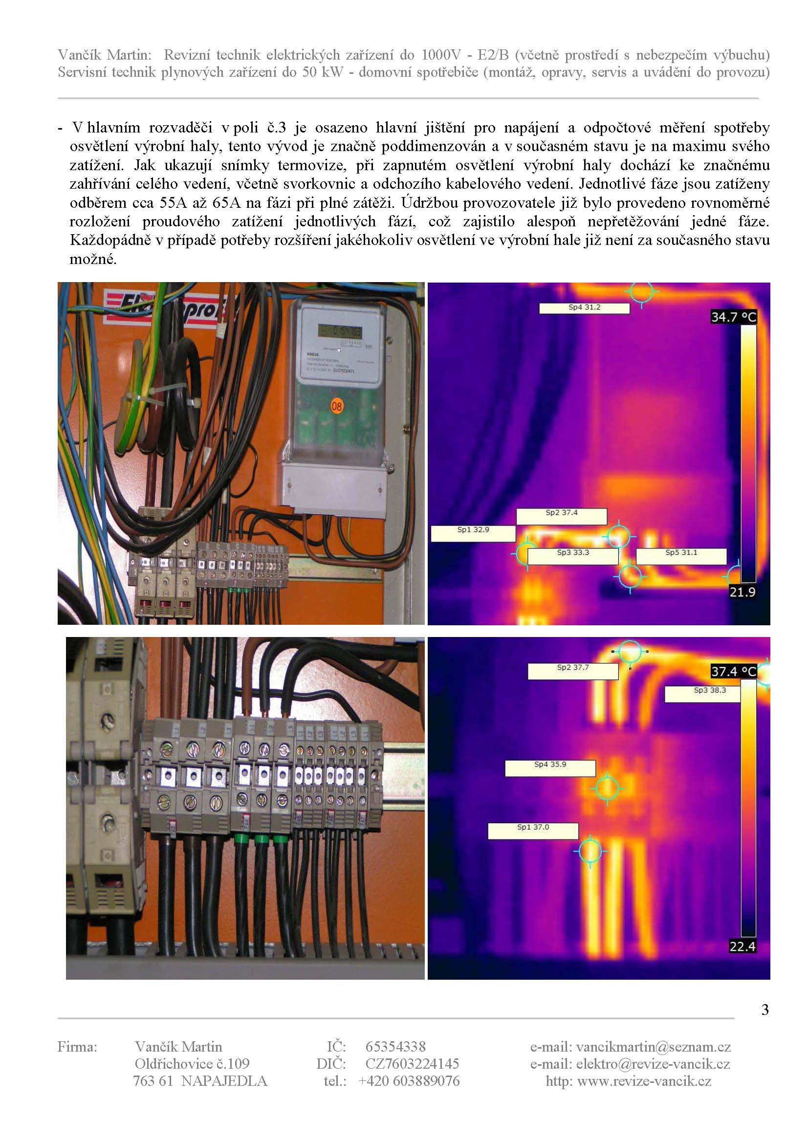 Fotodokumentace zjištěných závad na el. instalaci hlavní rozvaděč a rozvaděč kompenzace_příloha č.k revizi č._Stránka_3