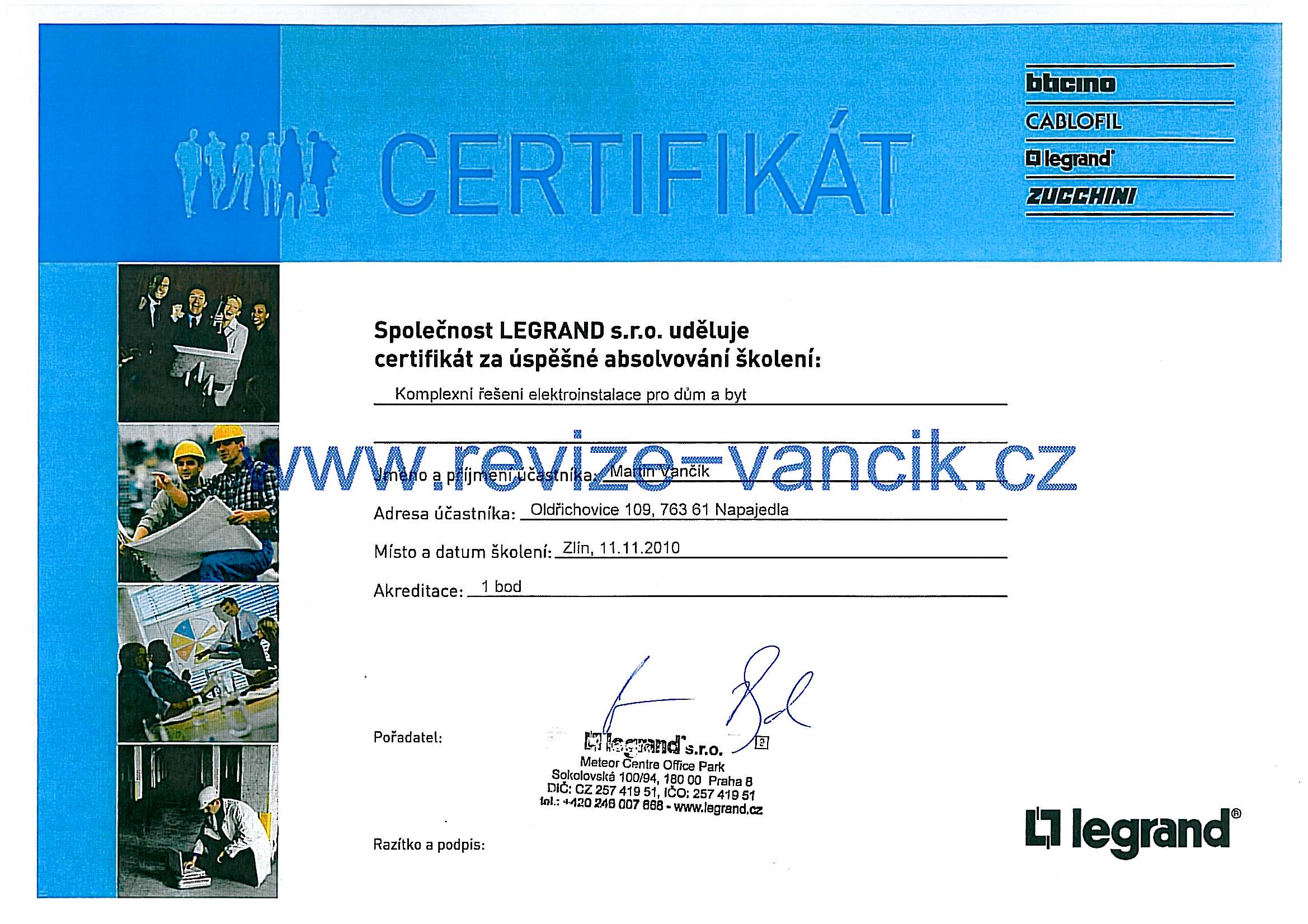 Z1) Legrand - řešení elektroinstalace_11.2010